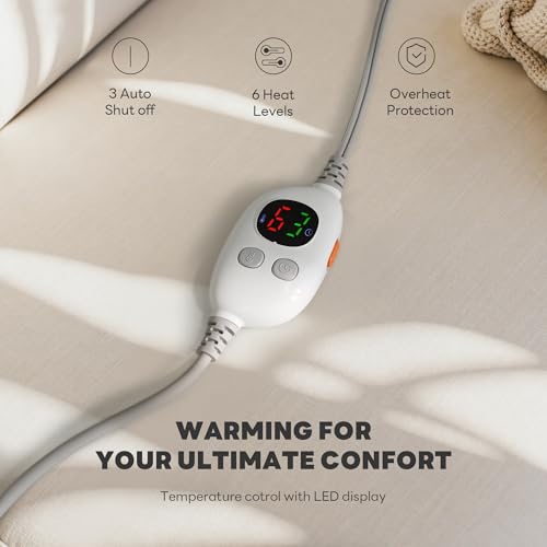 Electric Heating Pad for Neck & Shoulder - 6 Heat Levels - Image 4