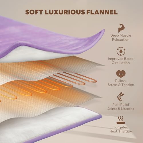 Electric Heating Pad for Neck & Shoulder - 6 Heat Levels - Image 5