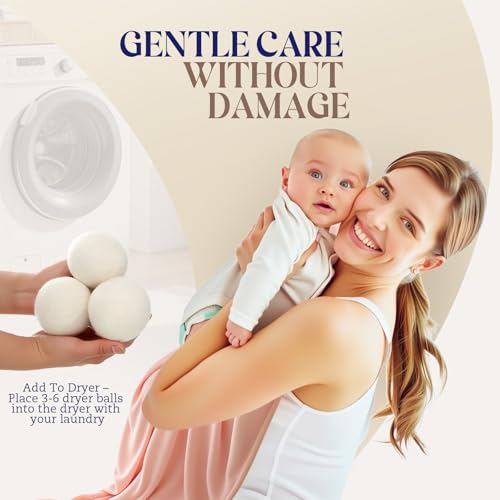 Save 29% on YONSEN Wool Dryer Balls (Pack of 6) - Image 7