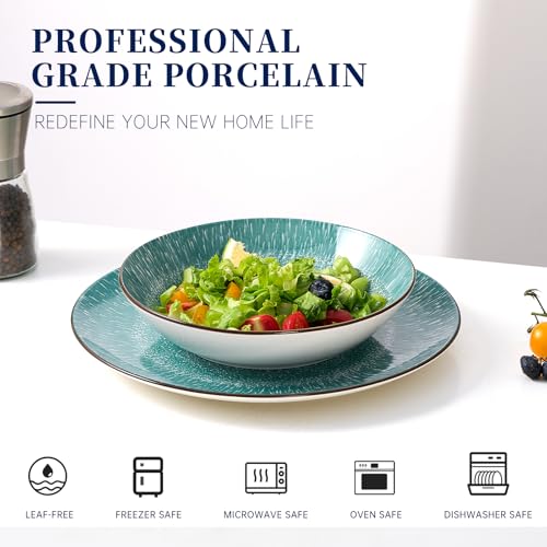 Bestone 12-Piece Porcelain Dinnerware Set for 4 - Dishwasher Safe - Image 4