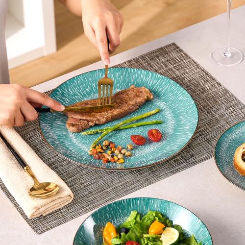 Bestone 12-Piece Porcelain Dinnerware Set for 4 - Dishwasher Safe - Image 5