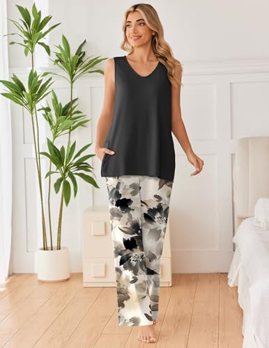 Save 12% on Ekouaer Women's Sleeveless Pajama Set - Image 3