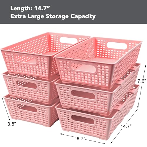 45% Off Tiawudi Stackable Storage Baskets, 6-Pack - Image 2