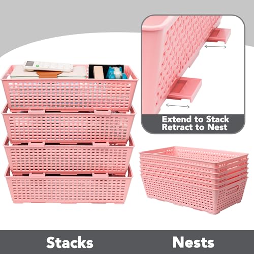 45% Off Tiawudi Stackable Storage Baskets, 6-Pack - Image 3
