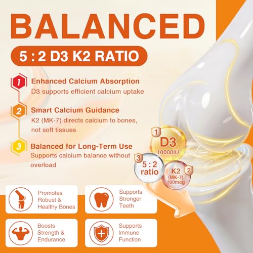 Save 10% on ZEBORA High-Strength Vitamin D3 K2 Supplement - Image 4