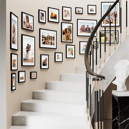 4-Pack Black Picture Frames for Wall or Tabletop Display - Image 5