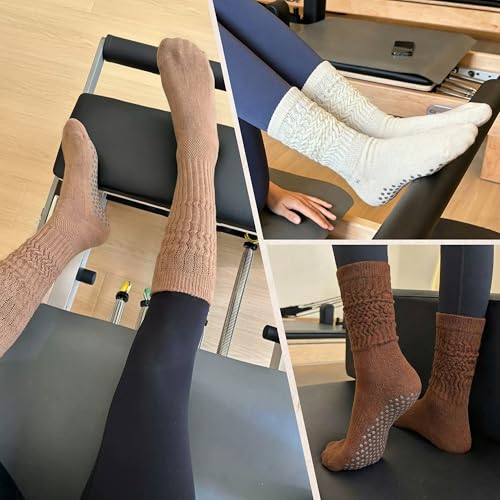 50% Off 3-Pack Pilates Grip Socks with Non-Slip Dots - Image 2