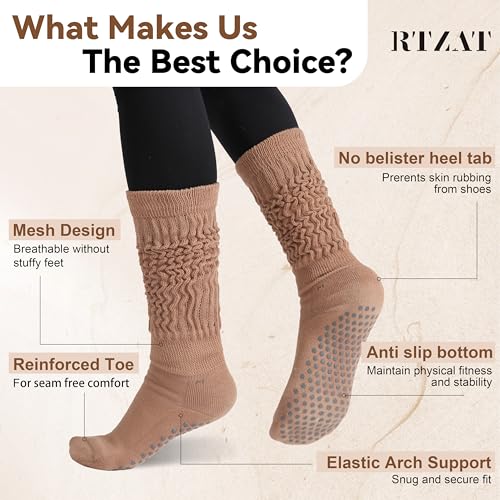 50% Off 3-Pack Pilates Grip Socks with Non-Slip Dots - Image 6