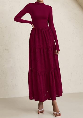 Save 70% on PRETTYGARDEN Women's Elegant Long Sleeve Maxi Dress - Image 3