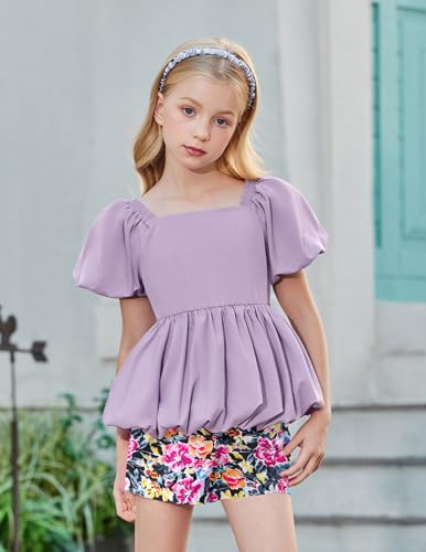 71% Off Arshiner Girls' 2-Piece Summer Outfit Set - Image 3