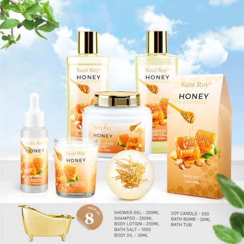 Save on a Honey Almond Spa Gift Set for Women & Men - Image 2
