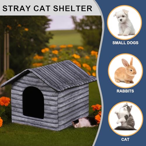 50% Off Waterproof Outdoor Cat House - Large Shelter - Image 4
