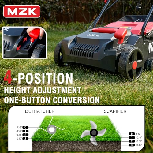 50% Off MZK 13-Amp Electric Dethatcher and Scarifier - Image 3