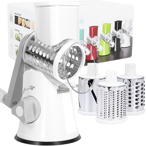 20% Off REDPANT Rotary Cheese Grater with 3 Blades - Image 1