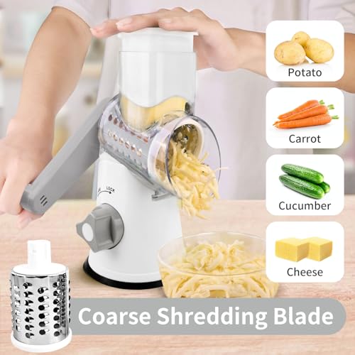 20% Off REDPANT Rotary Cheese Grater with 3 Blades - Image 2