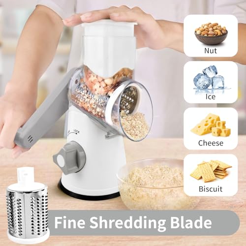 20% Off REDPANT Rotary Cheese Grater with 3 Blades - Image 4