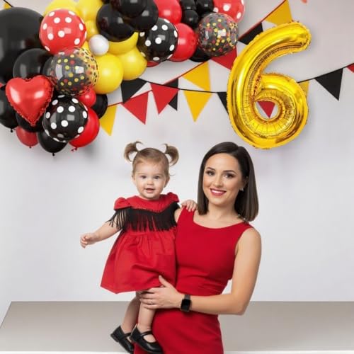 Save on 6th Birthday Balloon Arch Kit - Cartoon Party Decorations - Image 3