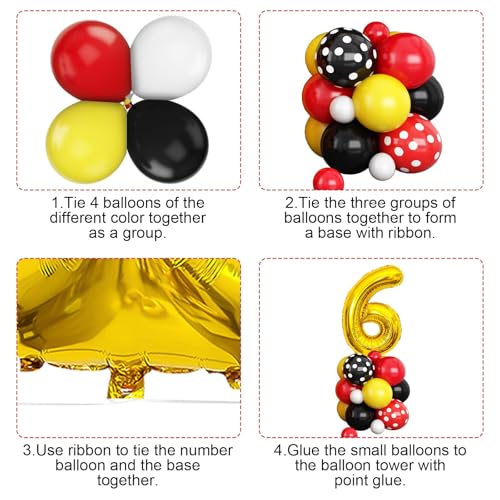 Save on 6th Birthday Balloon Arch Kit - Cartoon Party Decorations - Image 5