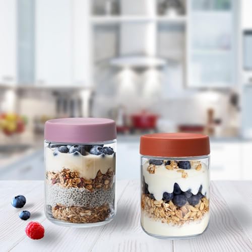 Save 23% on Artcochan 6-Pack Glass Overnight Oats Jars - Image 3