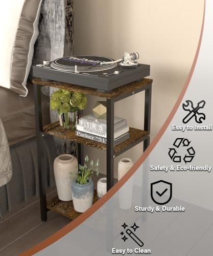 3-Tier Side Table for Small Spaces - Sturdy & Versatile - Image 4