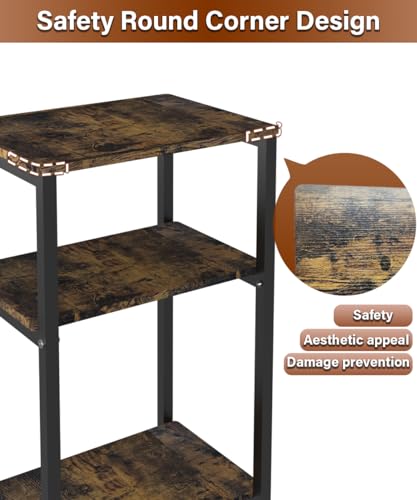 3-Tier Side Table for Small Spaces - Sturdy & Versatile - Image 5