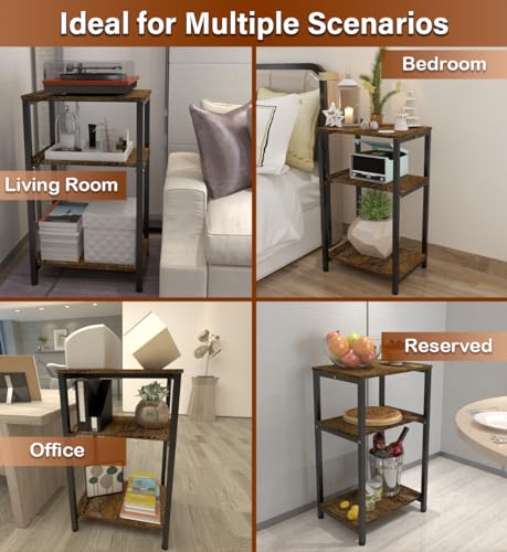 3-Tier Side Table for Small Spaces - Sturdy & Versatile - Image 6