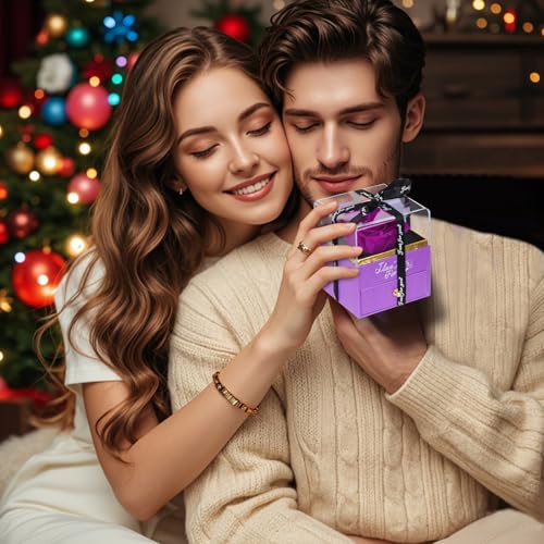 Save 31% on Preserved Rose Gift with Necklace for Women - Image 6