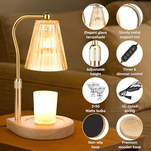 50% Off Candle Warmer Lamp with Timer & Dimmer - Image 3