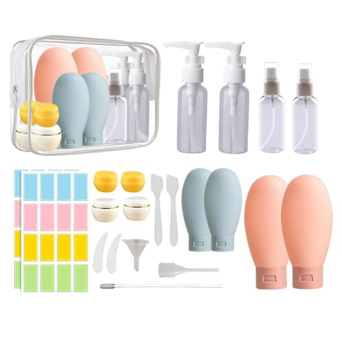 25% Off 21-Piece Leakproof Travel Toiletry Bottles Set - Image 1