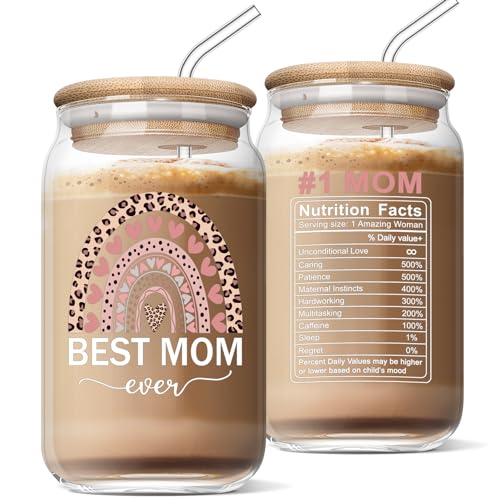 30% Off Funny Mom Glass Cup - Perfect Gift Idea
