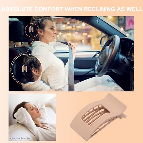 6-Pack Matte Brown Hair Claw Clips for Thick Hair - Price Drop - Image 6