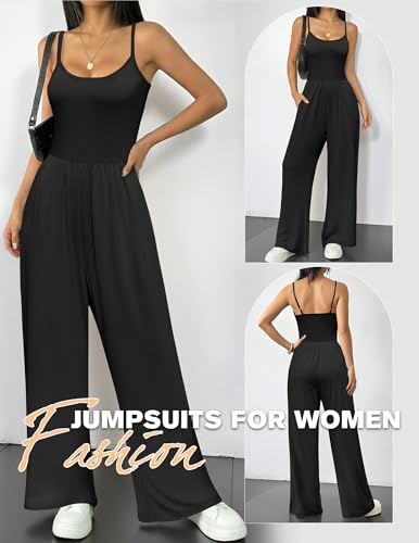 Ekouaer Women's Summer Jumpsuit with Pockets - Under $25 - Image 2