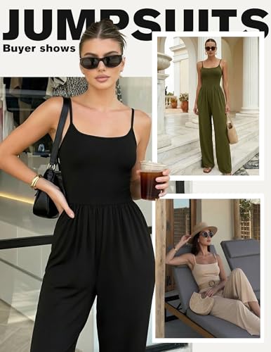 Ekouaer Women's Summer Jumpsuit with Pockets - Under $25 - Image 6