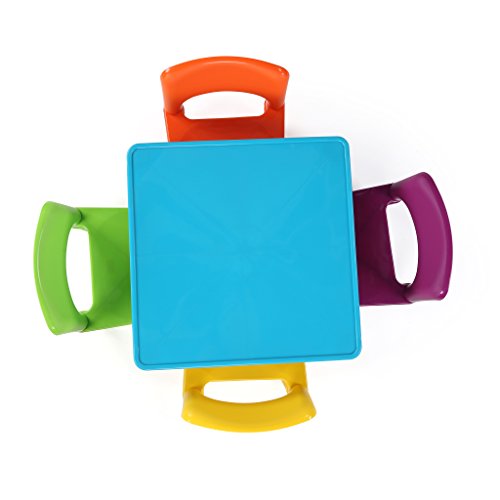 Save $15 on Humble Crew Kids Table & 4 Chair Set - Aqua Blue - Image 5