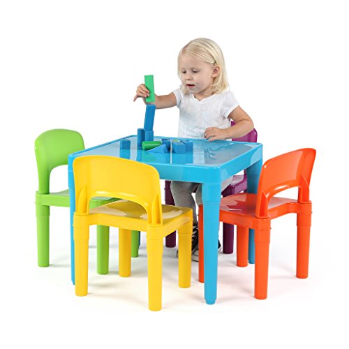Save $15 on Humble Crew Kids Table & 4 Chair Set - Aqua Blue - Image 6