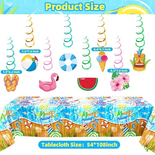 50% Off Summer Beach Party Decorations Kit with Banner & Balloons - Image 2