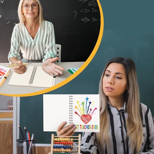 ANGOLIO 12-Piece Teacher Appreciation Gift Set with Notebooks & Pens - Image 5