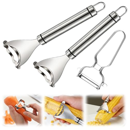 Abnaok Corn Stripper Set with Bonus Peeler - Kitchen Gadget - Image 1