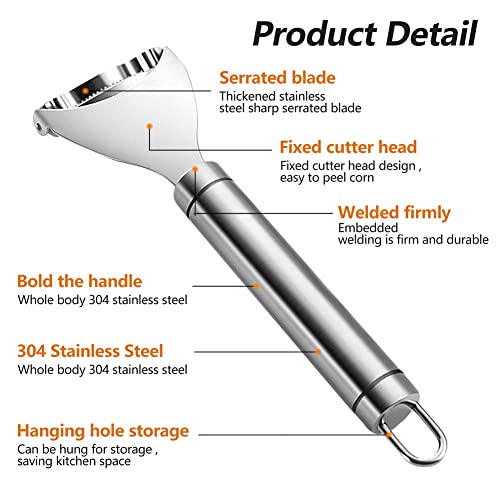 Abnaok Corn Stripper Set with Bonus Peeler - Kitchen Gadget - Image 6