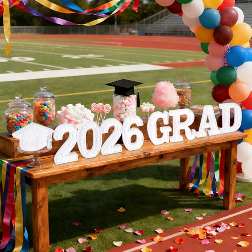 Light-Up 2026 Graduation Decorations Set for Wall or Table - Image 5