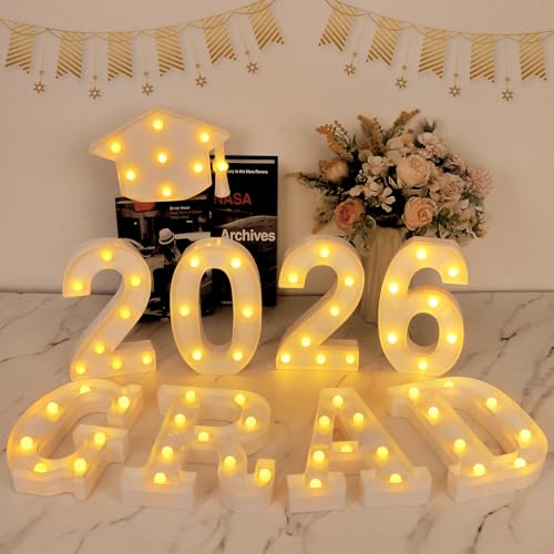 Light-Up 2026 Graduation Decorations Set for Wall or Table - Image 7
