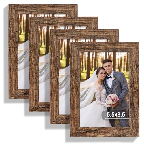 Set of 4 Rustic Diploma Frames with Real Glass - Price Drop - Image 1