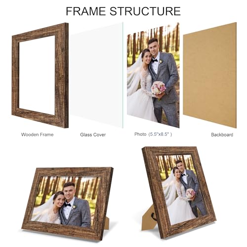 Set of 4 Rustic Diploma Frames with Real Glass - Price Drop - Image 3