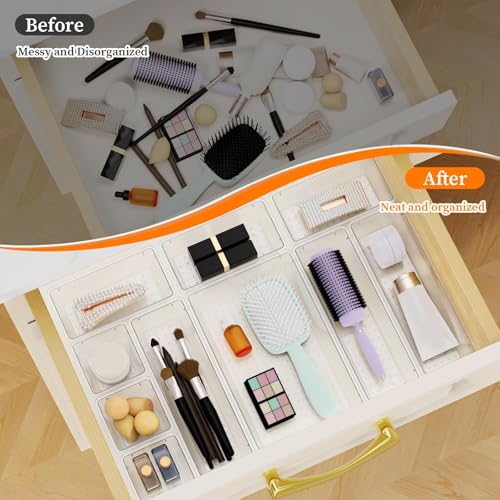 50% Off StorMiracle 32-Piece Clear Drawer Organizer Set - Image 5