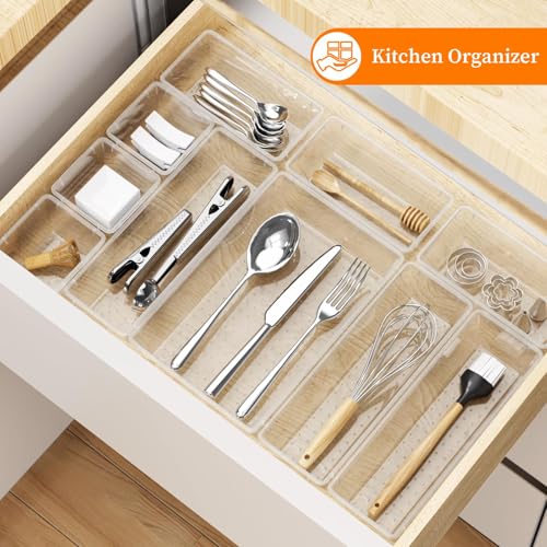 50% Off StorMiracle 32-Piece Clear Drawer Organizer Set - Image 7