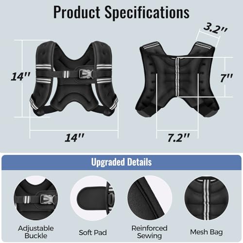 Save 43% on Zeerun Weighted Vest for Fitness - Image 7