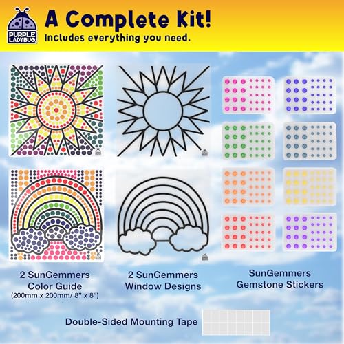 Save 54% on Kids' Window Gem Art Suncatcher Craft Kit - Image 4