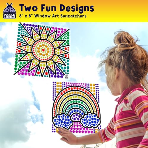Save 54% on Kids' Window Gem Art Suncatcher Craft Kit - Image 5