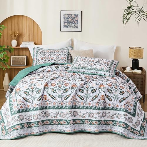 DJY Queen Floral Quilt Set - Price Drop to $19.79 - Image 1