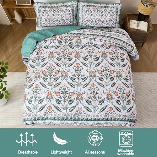 DJY Queen Floral Quilt Set - Price Drop to $19.79 - Image 3